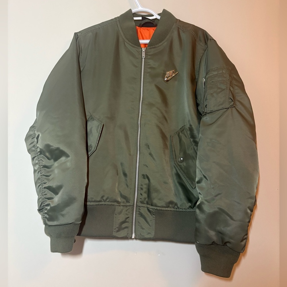 Nike punk 3D logo jacket olive green  cz1670-380 men’s small